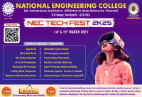 NEC Tech Fest 2k25 Technical Symposium Poster